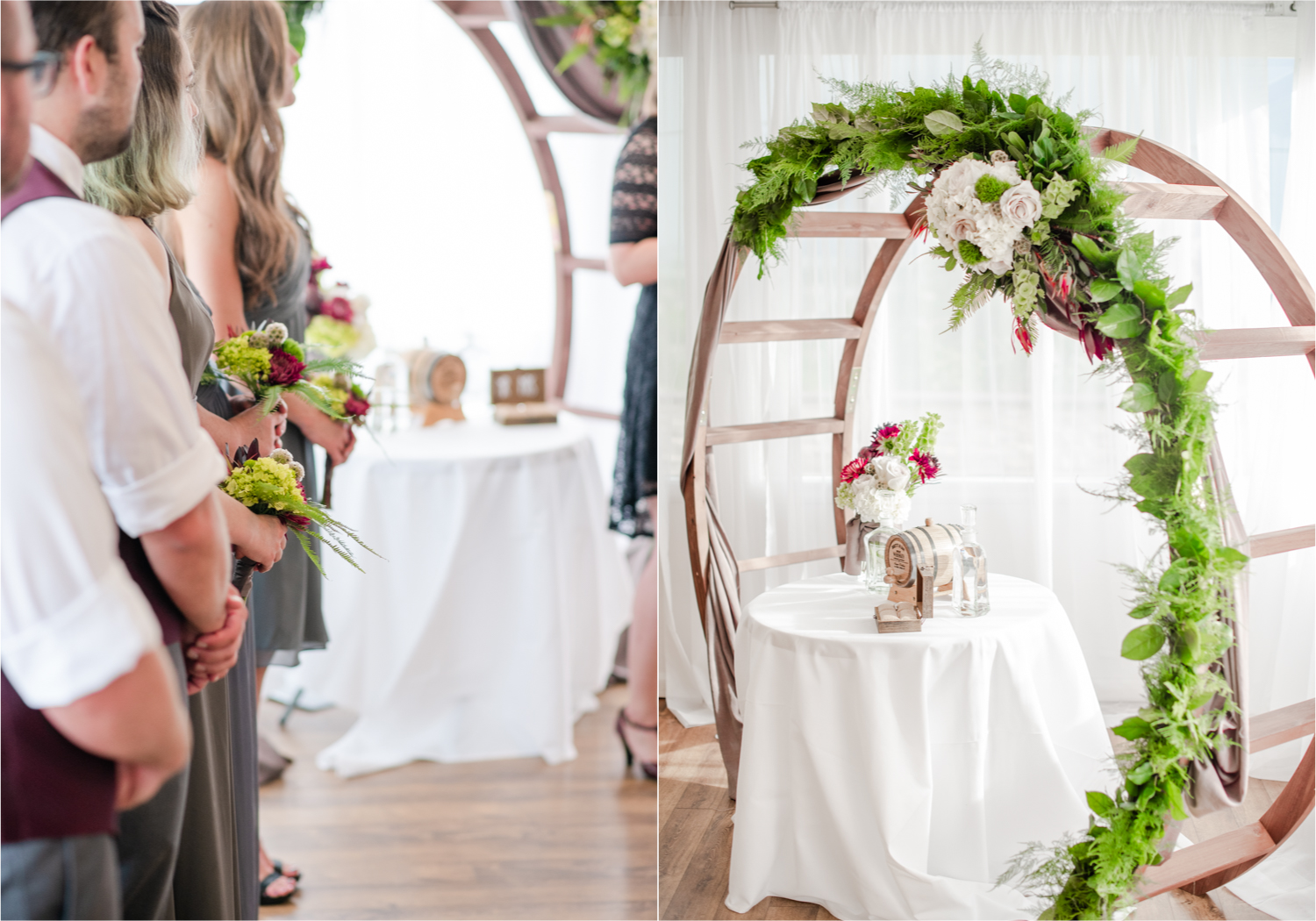 Modern Romantic wedding at Wedgwood Weddings Brittany Hill in Denver Colorado | Britni Girard Photography | Whiskey unity ceremony and live band The Burroughs are highlights of this musician couples wedding | Dragonfly Floral Company