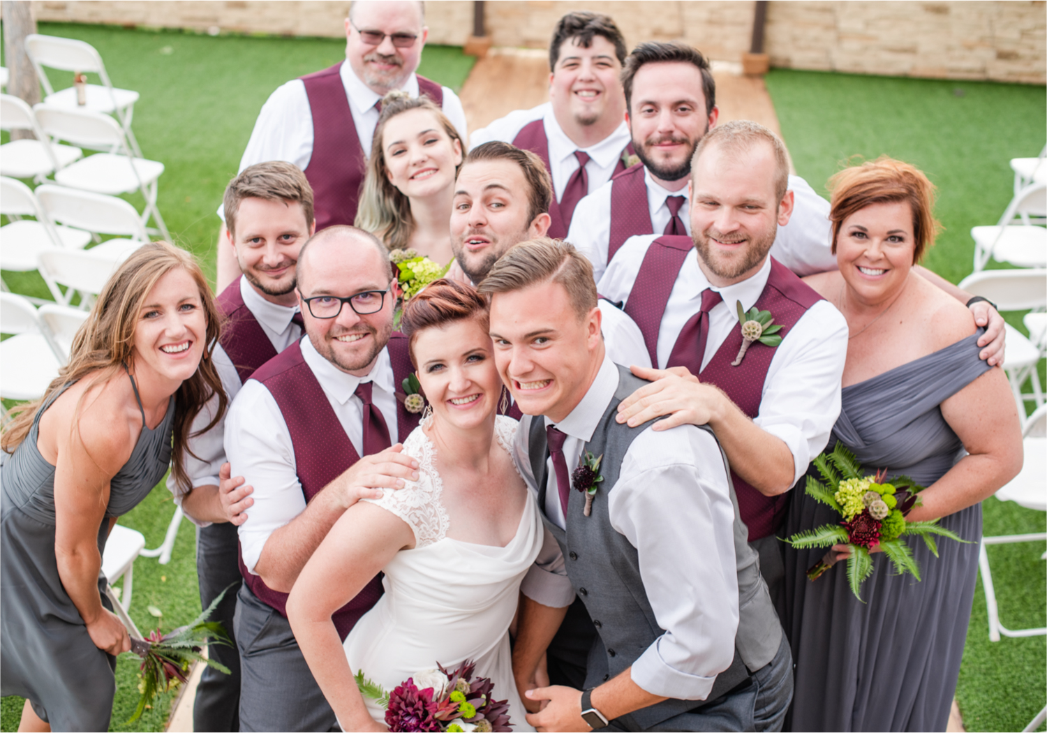 Modern Romantic wedding at Wedgwood Weddings Brittany Hill in Denver Colorado | Britni Girard Photography | Whiskey unity ceremony and live band The Burroughs are highlights of this musician couples wedding | Dragonfly Floral Company