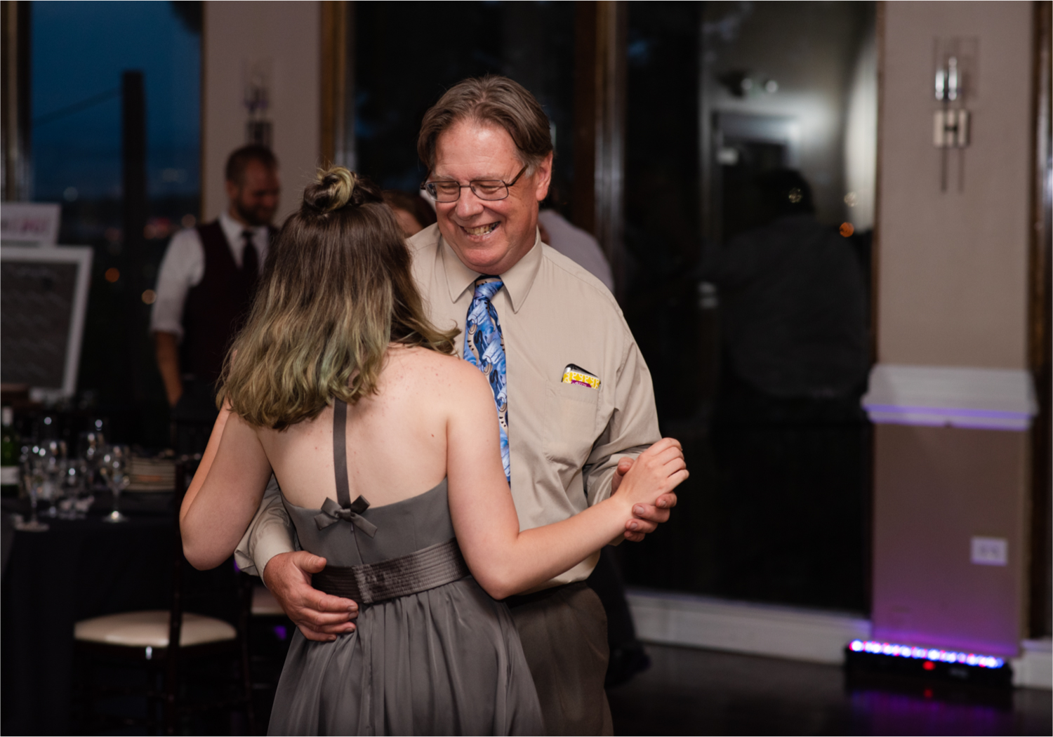 Modern Romantic wedding at Wedgwood Weddings Brittany Hill in Denver Colorado | Britni Girard Photography | Whiskey unity ceremony and live band The Burroughs are highlights of this musician couples wedding | Dragonfly Floral Company