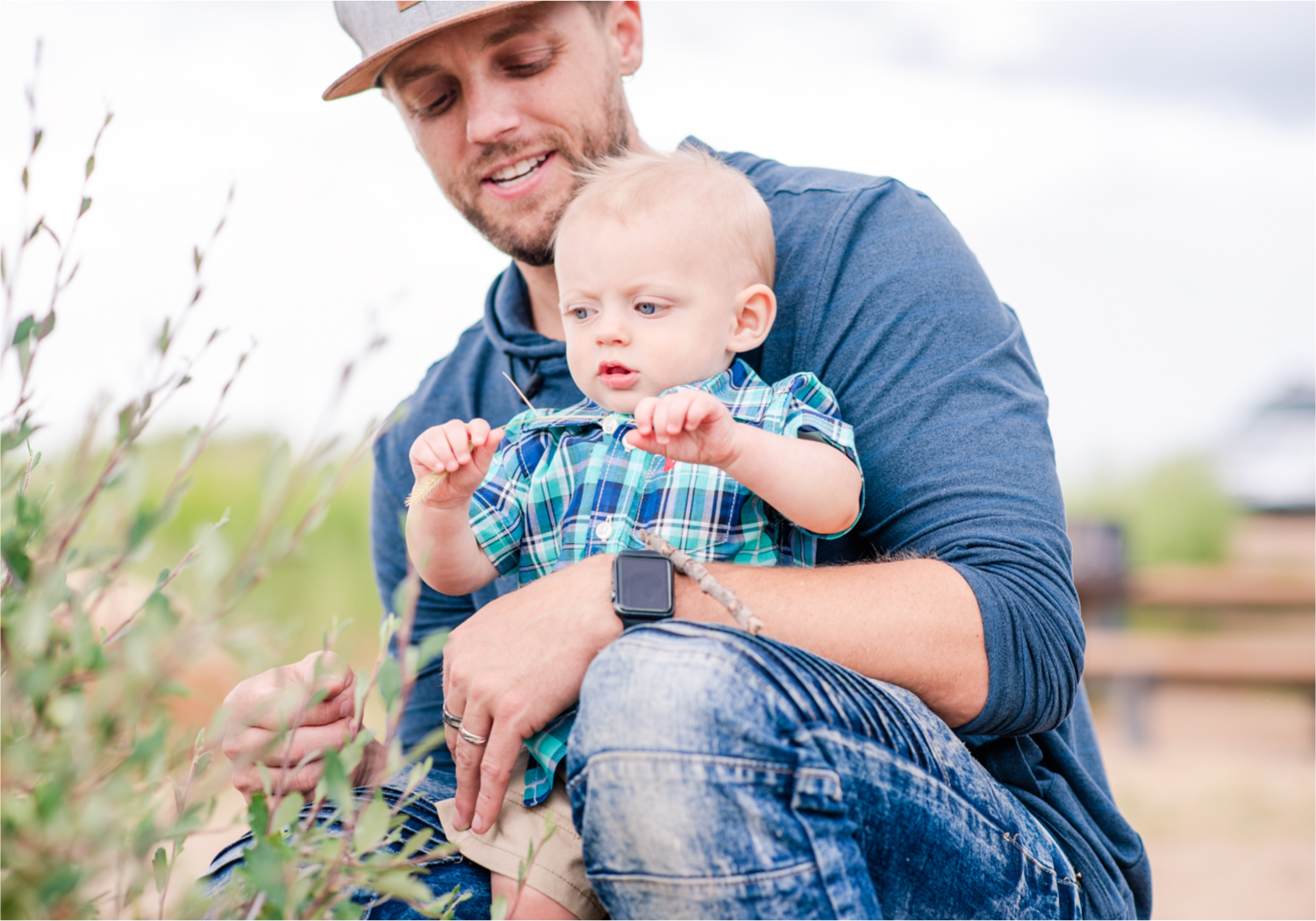 Colorado Mountain Engagement at Horsetooth Reservoir for Wanderlust Couple and their son | Britni Girard Photography