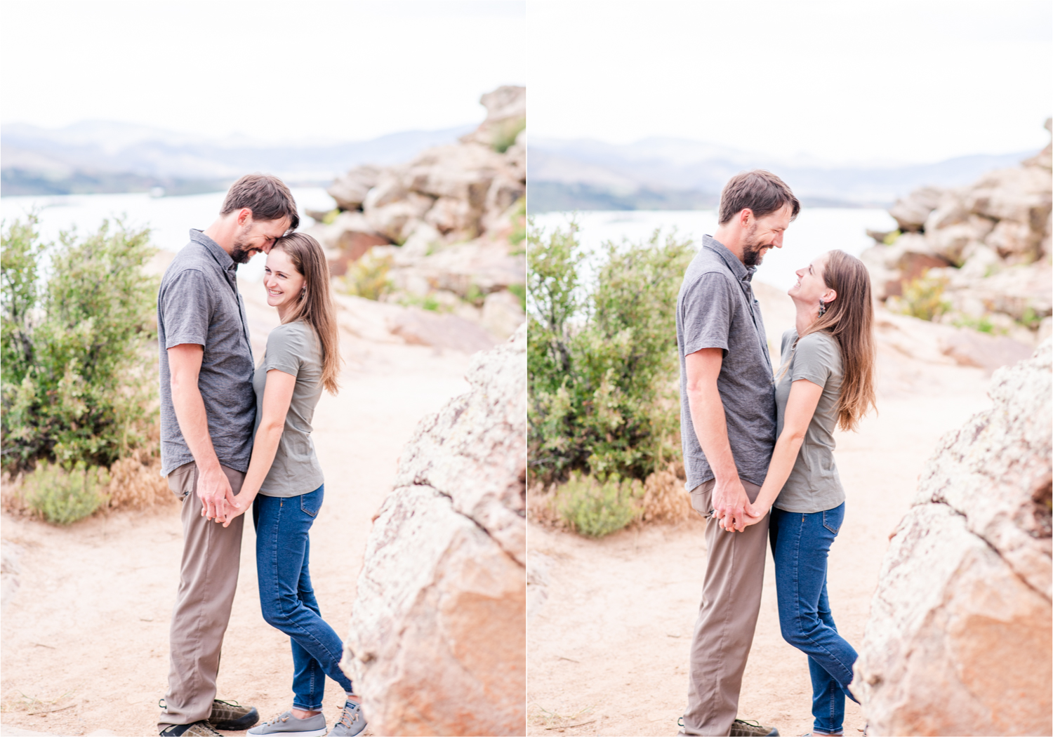 Colorado Mountain Engagement at Horsetooth Reservoir for Wanderlust Couple and their son | Britni Girard Photography