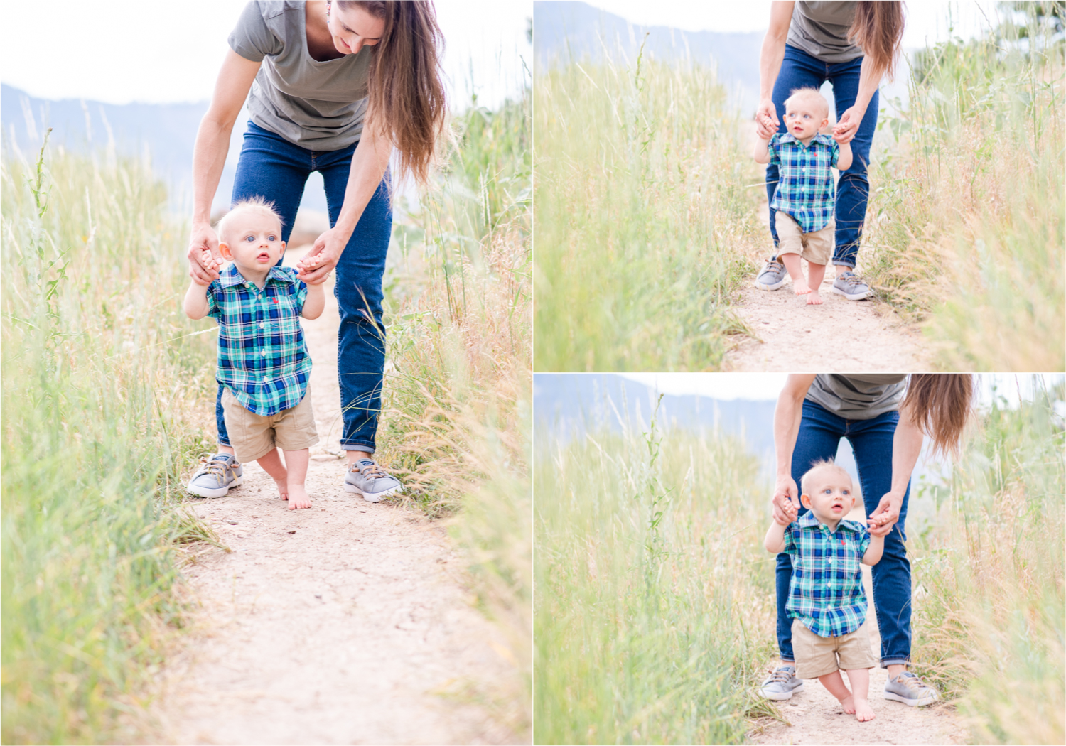 Colorado Mountain Engagement at Horsetooth Reservoir for Wanderlust Couple and their son | Britni Girard Photography