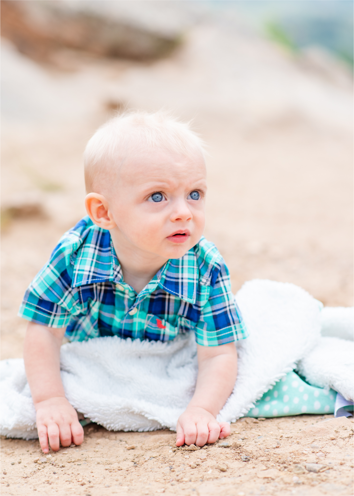 Colorado Mountain Engagement at Horsetooth Reservoir for Wanderlust Couple and their son | Britni Girard Photography