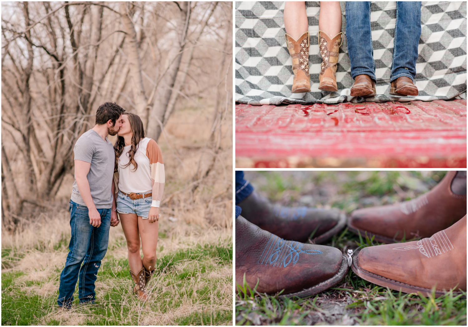 Country Themed Engagement Photos | By Wedding Photographer Britni Girard Photography in Denver Colorado