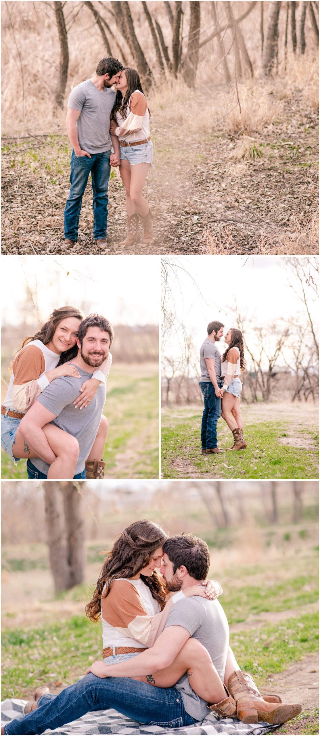 Country Themed Engagement Photos | By Wedding Photographer Britni Girard Photography in Denver Colorado