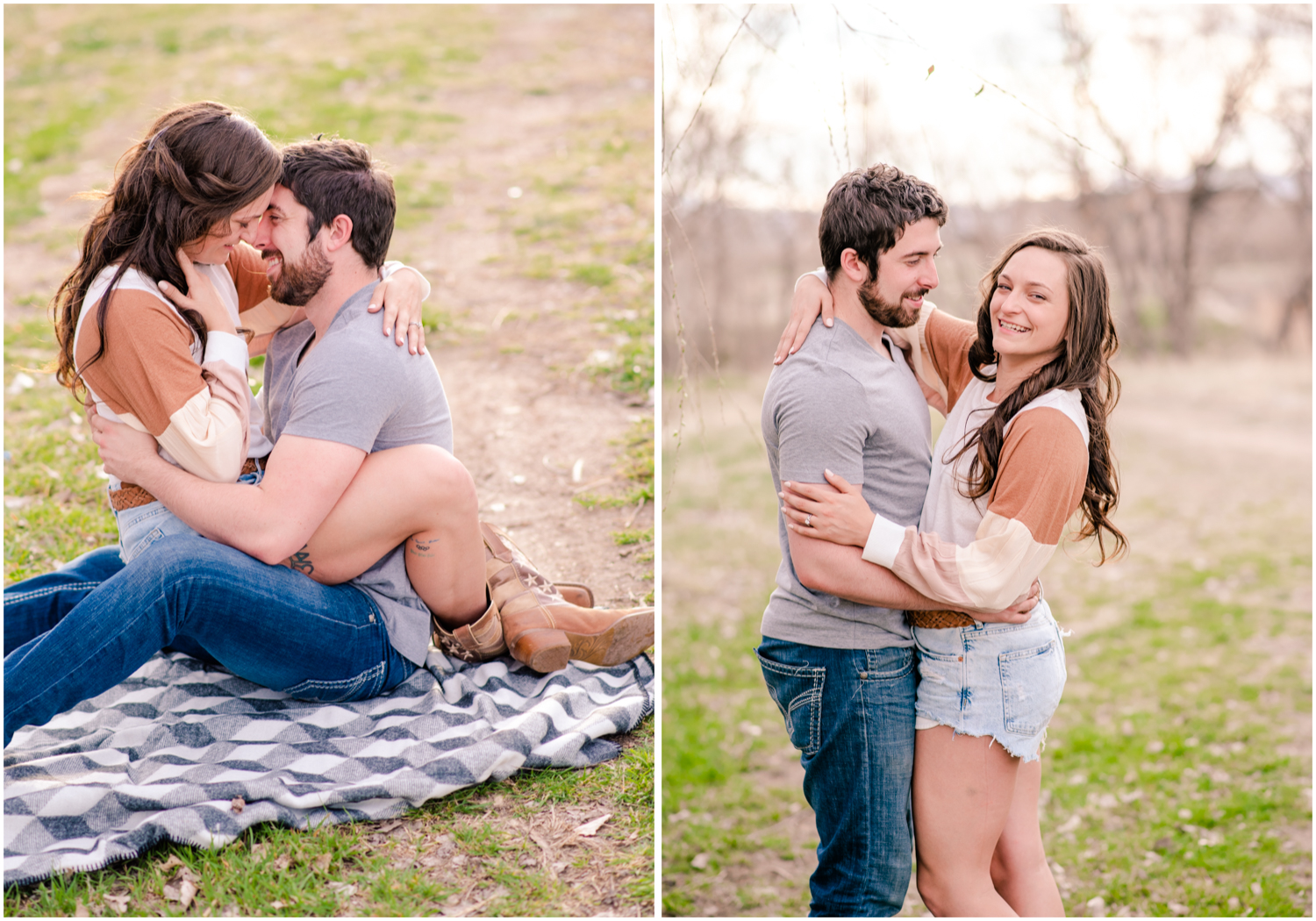 Country Themed Engagement Photos | By Wedding Photographer Britni Girard Photography in Denver Colorado