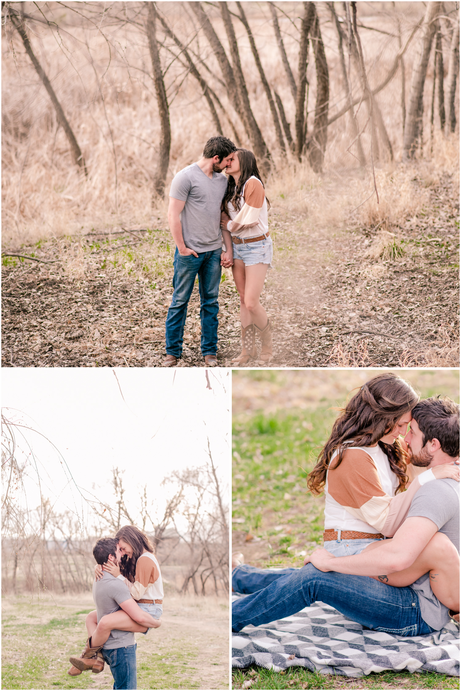Country Themed Engagement Photos | By Wedding Photographer Britni Girard Photography in Denver Colorado