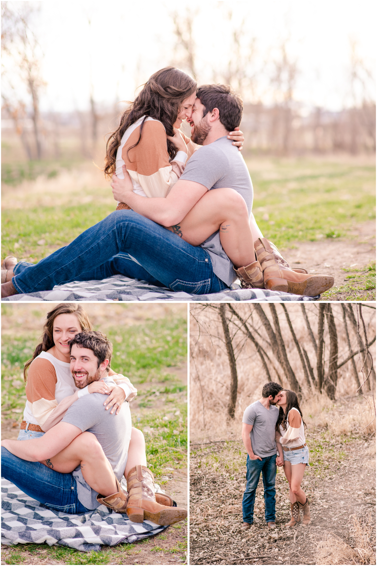 Country Themed Engagement Photos | By Wedding Photographer Britni Girard Photography in Denver Colorado
