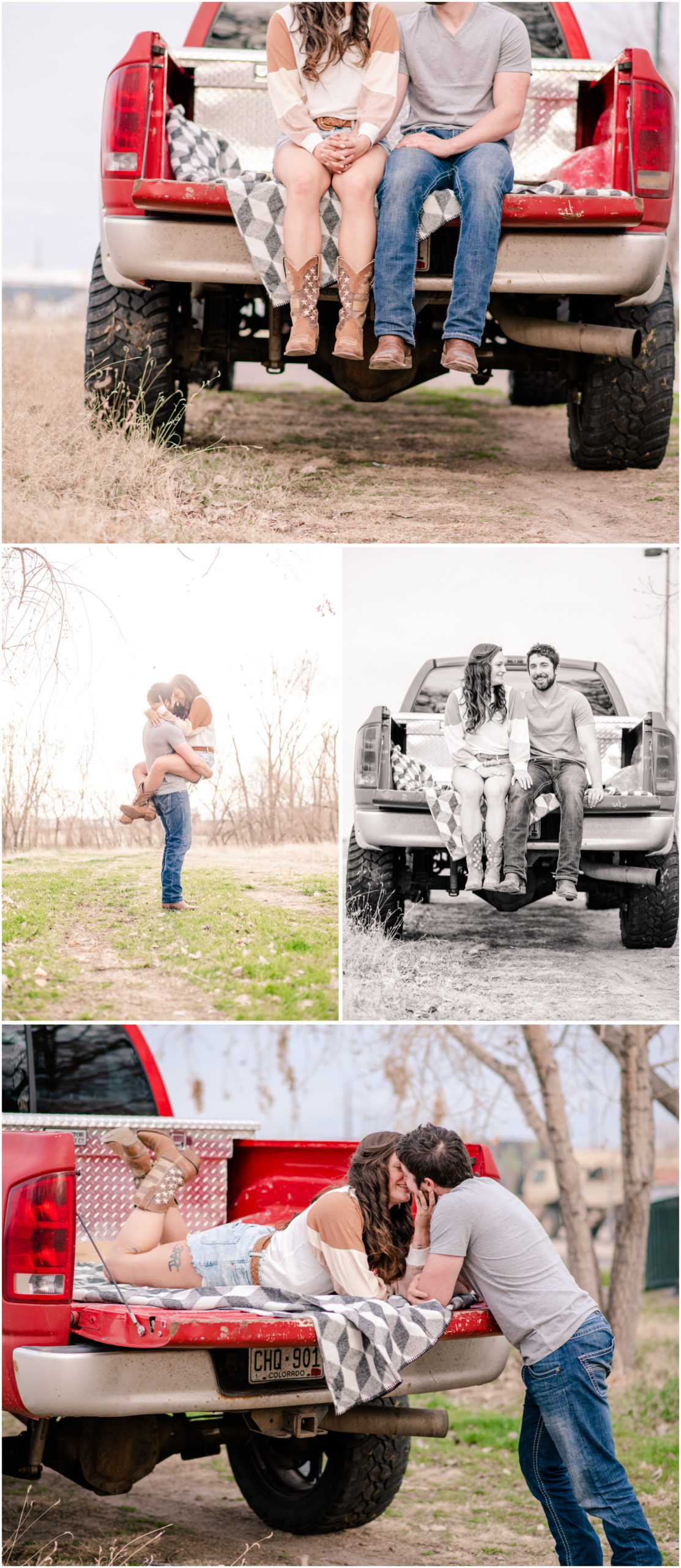 Country Themed Engagement Photos | By Wedding Photographer Britni Girard Photography in Denver Colorado