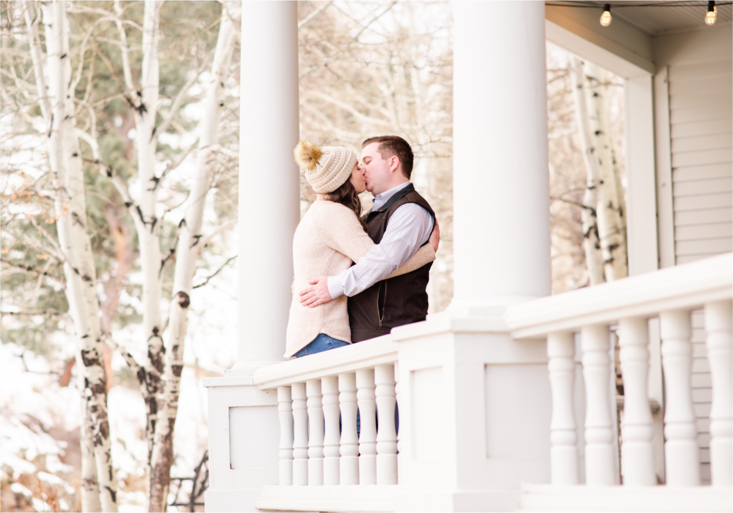 Lily Lake Winter Engagement in Estes Park | Britni Girard Photography - Colorado Wedding Photographer | Rocky Mountain National Park Photography and Downtown Estes Park River Walk