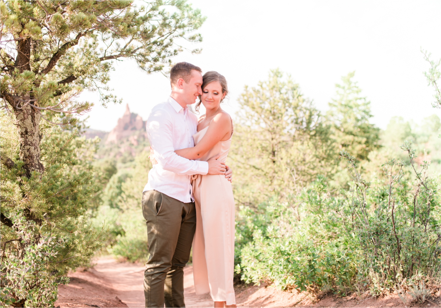 Sunset Engagement at Garden of the Gods in Colorado Springs | Britni Girard Photography | Wedding Photo Video Team | Destination Weddings and Engagements