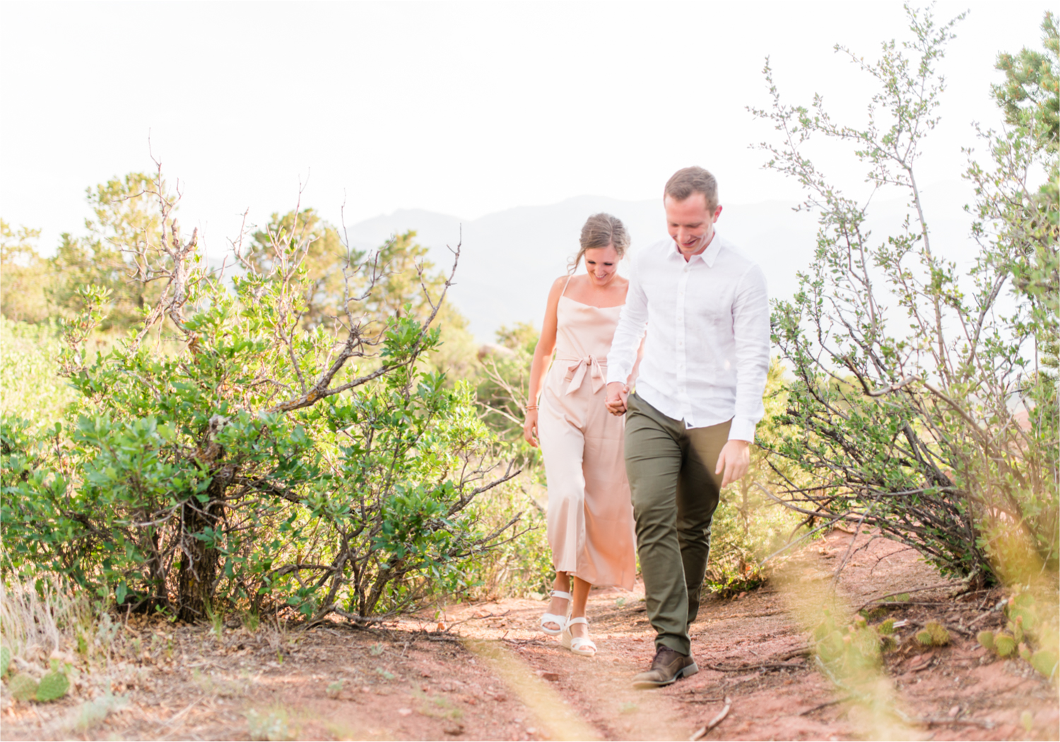 Sunset Engagement at Garden of the Gods in Colorado Springs | Britni Girard Photography | Wedding Photo Video Team | Destination Weddings and Engagements