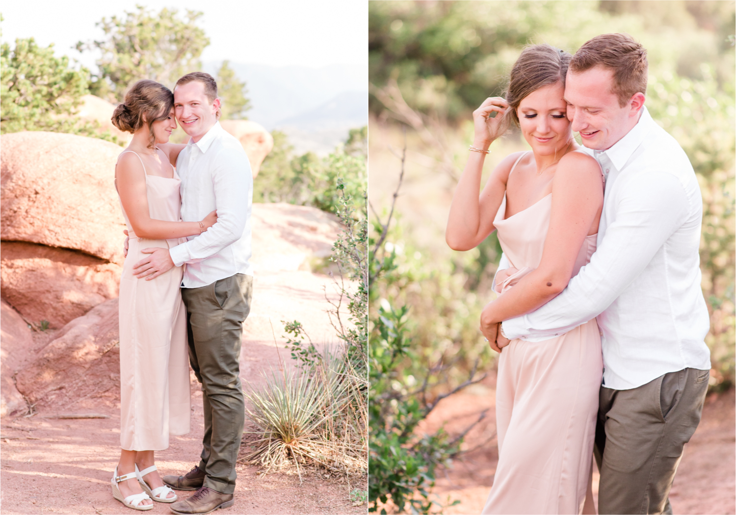 Sunset Engagement at Garden of the Gods in Colorado Springs | Britni Girard Photography | Wedding Photo Video Team | Destination Weddings and Engagements