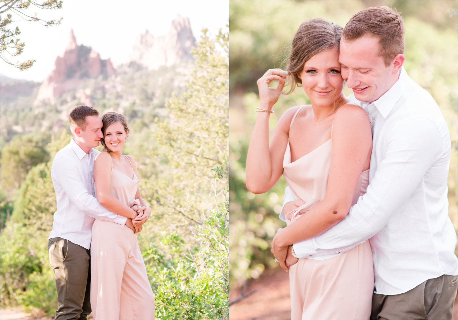 Sunset Engagement at Garden of the Gods in Colorado Springs | Britni Girard Photography | Wedding Photo Video Team | Destination Weddings and Engagements