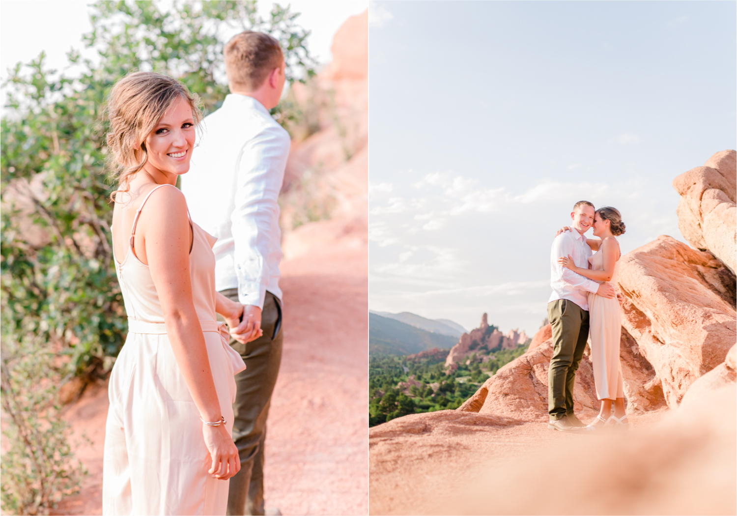 Sunset Engagement at Garden of the Gods in Colorado Springs | Britni Girard Photography | Wedding Photo Video Team | Destination Weddings and Engagements
