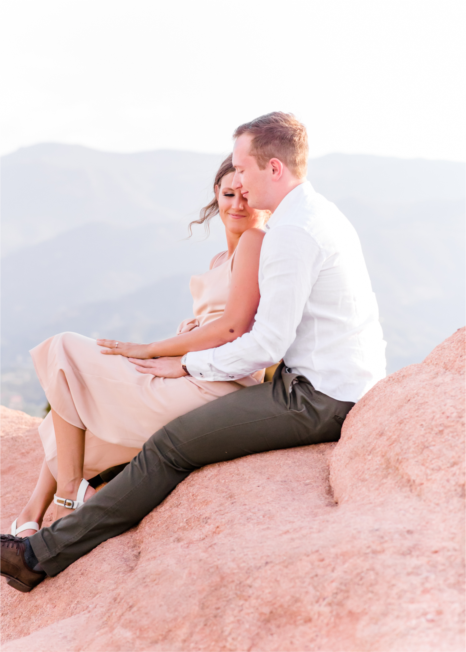 Sunset Engagement at Garden of the Gods in Colorado Springs | Britni Girard Photography | Wedding Photo Video Team | Destination Weddings and Engagements