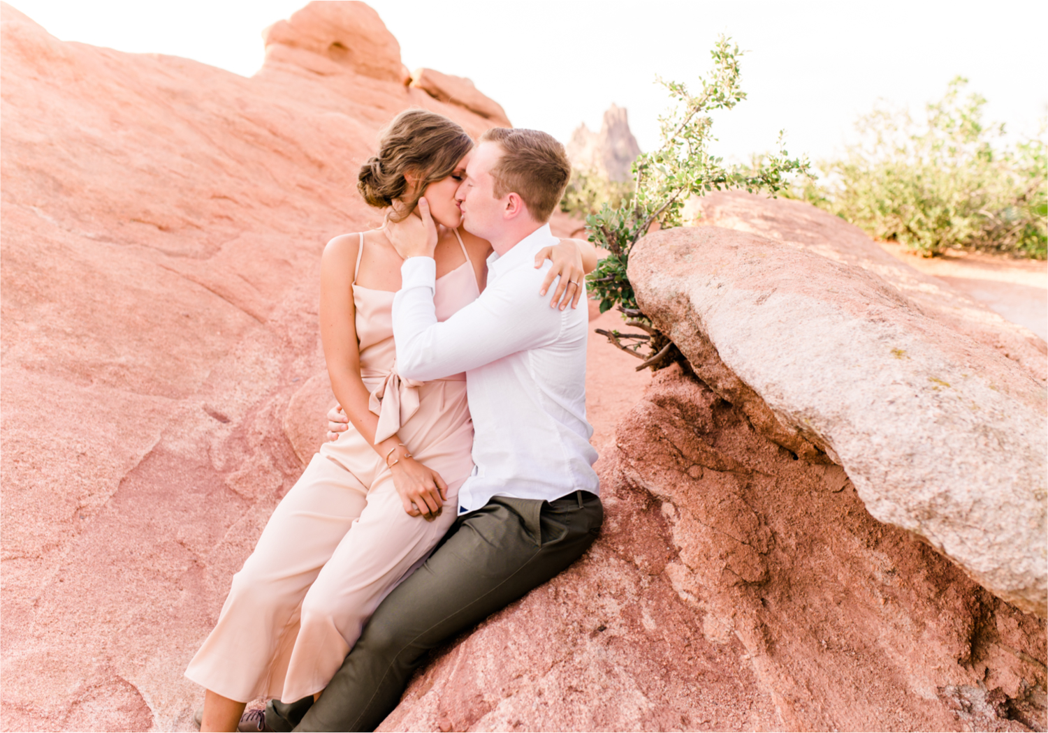 Sunset Engagement at Garden of the Gods in Colorado Springs | Britni Girard Photography | Wedding Photo Video Team | Destination Weddings and Engagements