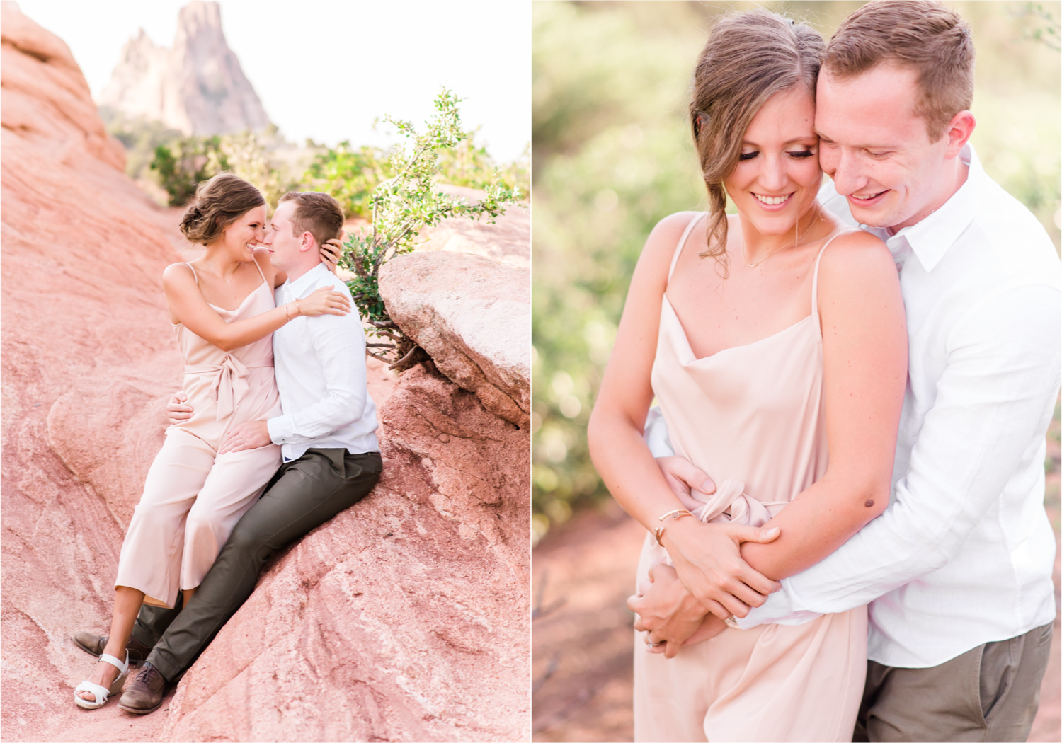 Sunset Engagement at Garden of the Gods in Colorado Springs | Britni Girard Photography | Wedding Photo Video Team | Destination Weddings and Engagements