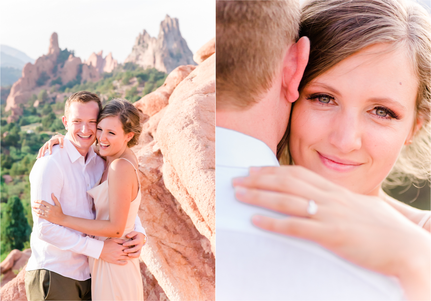 Sunset Engagement at Garden of the Gods in Colorado Springs | Britni Girard Photography | Wedding Photo Video Team | Destination Weddings and Engagements