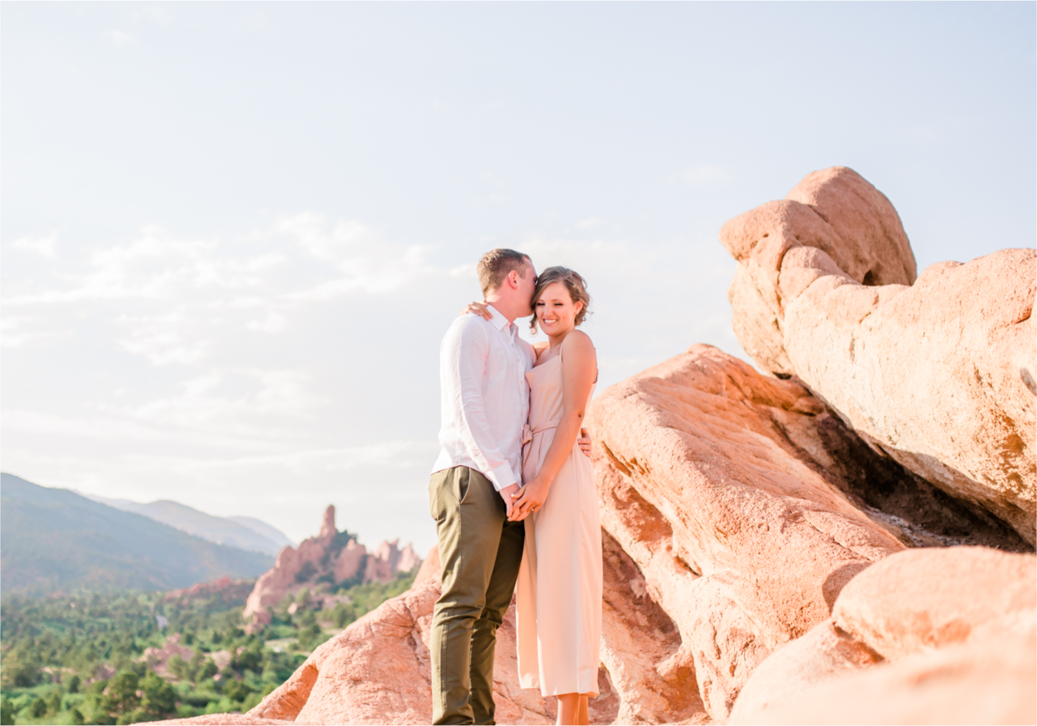 Sunset Engagement at Garden of the Gods in Colorado Springs | Britni Girard Photography | Wedding Photo Video Team | Destination Weddings and Engagements