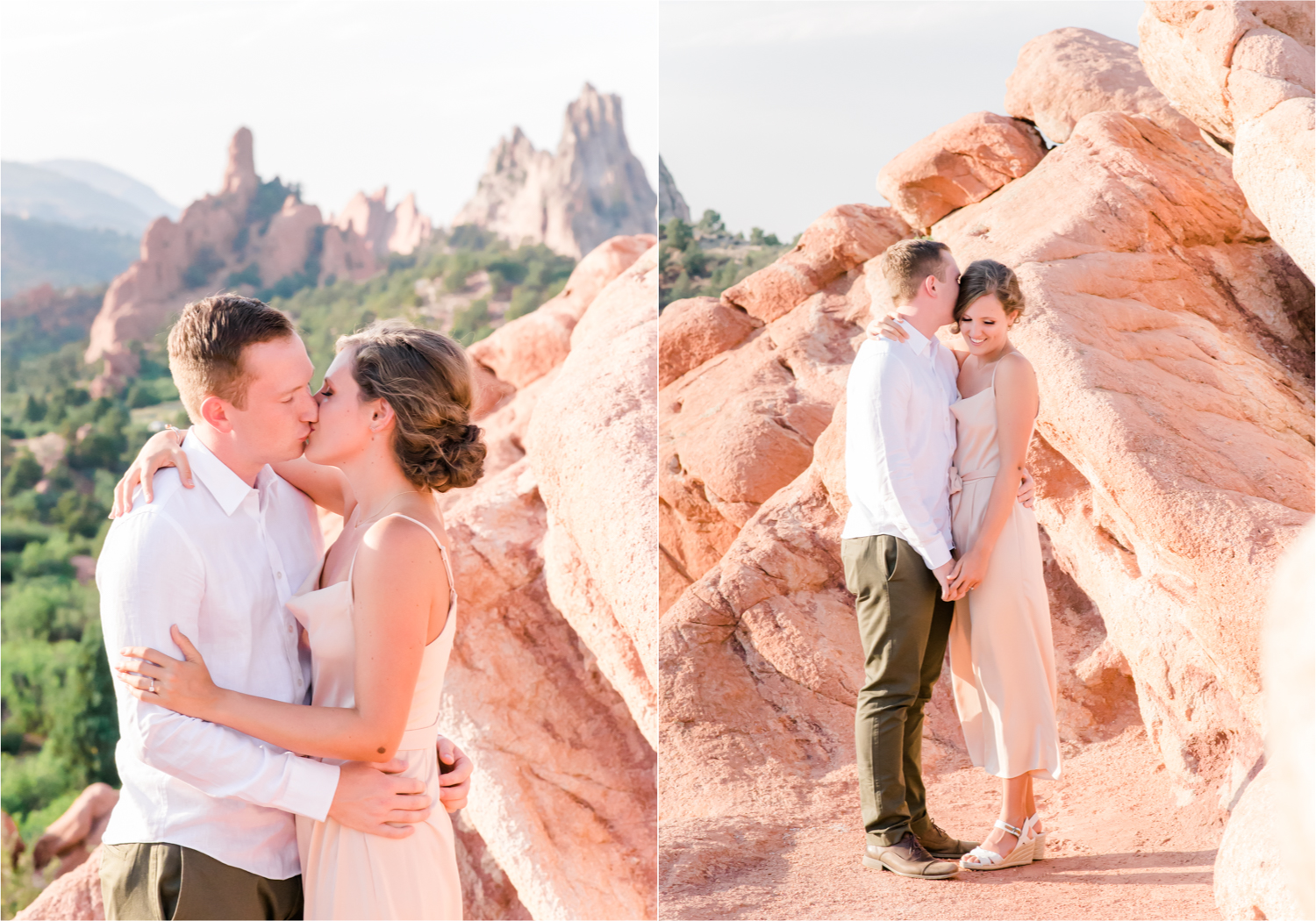 Sunset Engagement at Garden of the Gods in Colorado Springs | Britni Girard Photography | Wedding Photo Video Team | Destination Weddings and Engagements