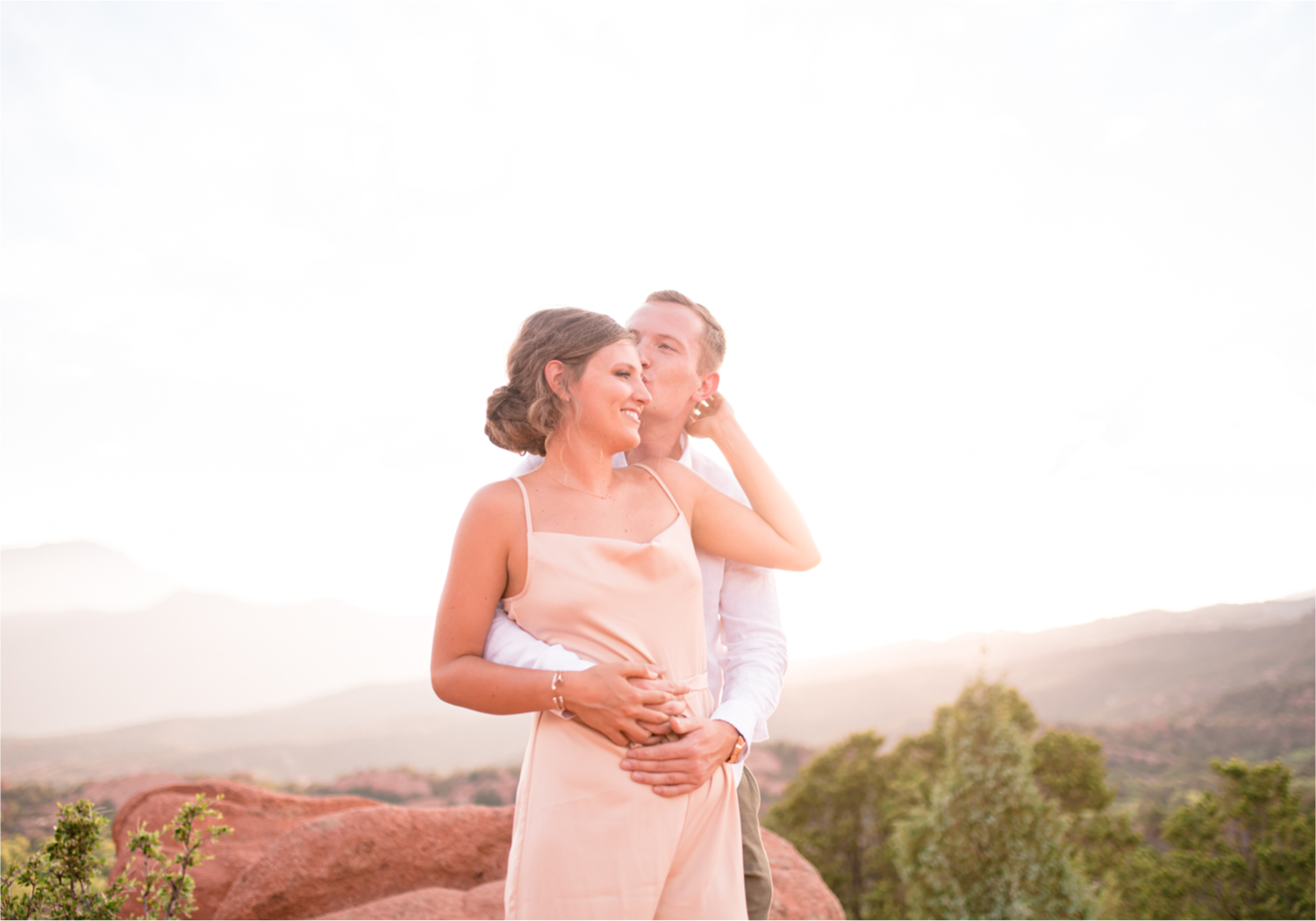 Sunset Engagement at Garden of the Gods in Colorado Springs | Britni Girard Photography | Wedding Photo Video Team | Destination Weddings and Engagements