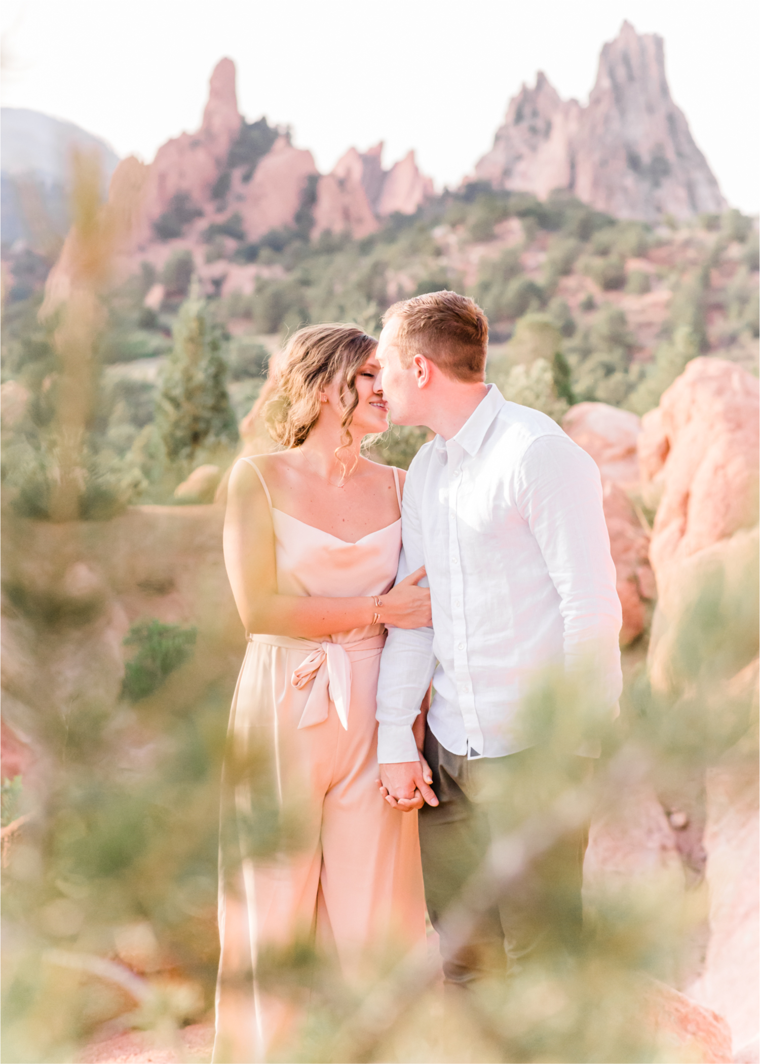 Sunset Engagement at Garden of the Gods in Colorado Springs | Britni Girard Photography | Wedding Photo Video Team | Destination Weddings and Engagements