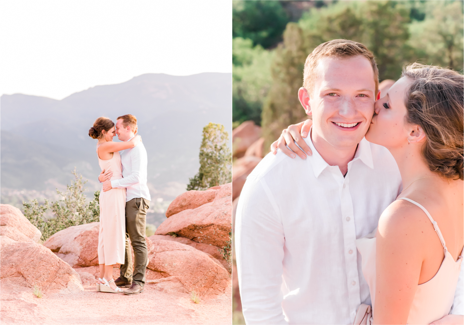Sunset Engagement at Garden of the Gods in Colorado Springs | Britni Girard Photography | Wedding Photo Video Team | Destination Weddings and Engagements