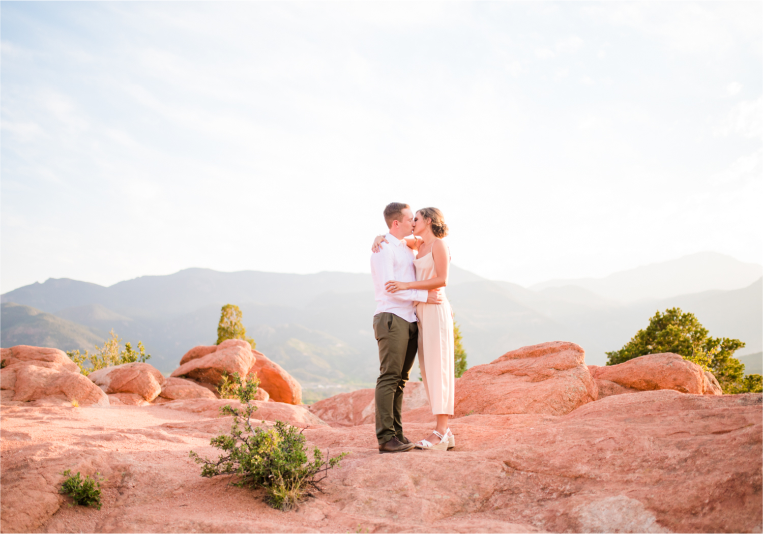 Sunset Engagement at Garden of the Gods in Colorado Springs | Britni Girard Photography | Wedding Photo Video Team | Destination Weddings and Engagements