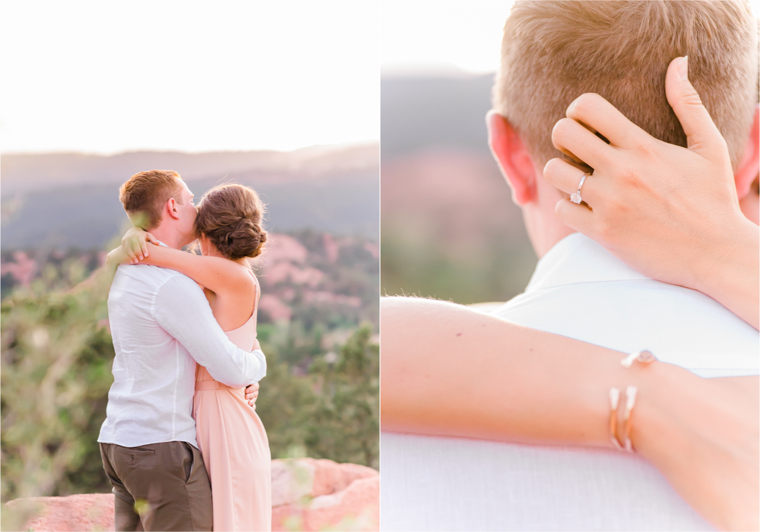 Sunset Engagement at Garden of the Gods in Colorado Springs | Britni Girard Photography | Wedding Photo Video Team | Destination Weddings and Engagements