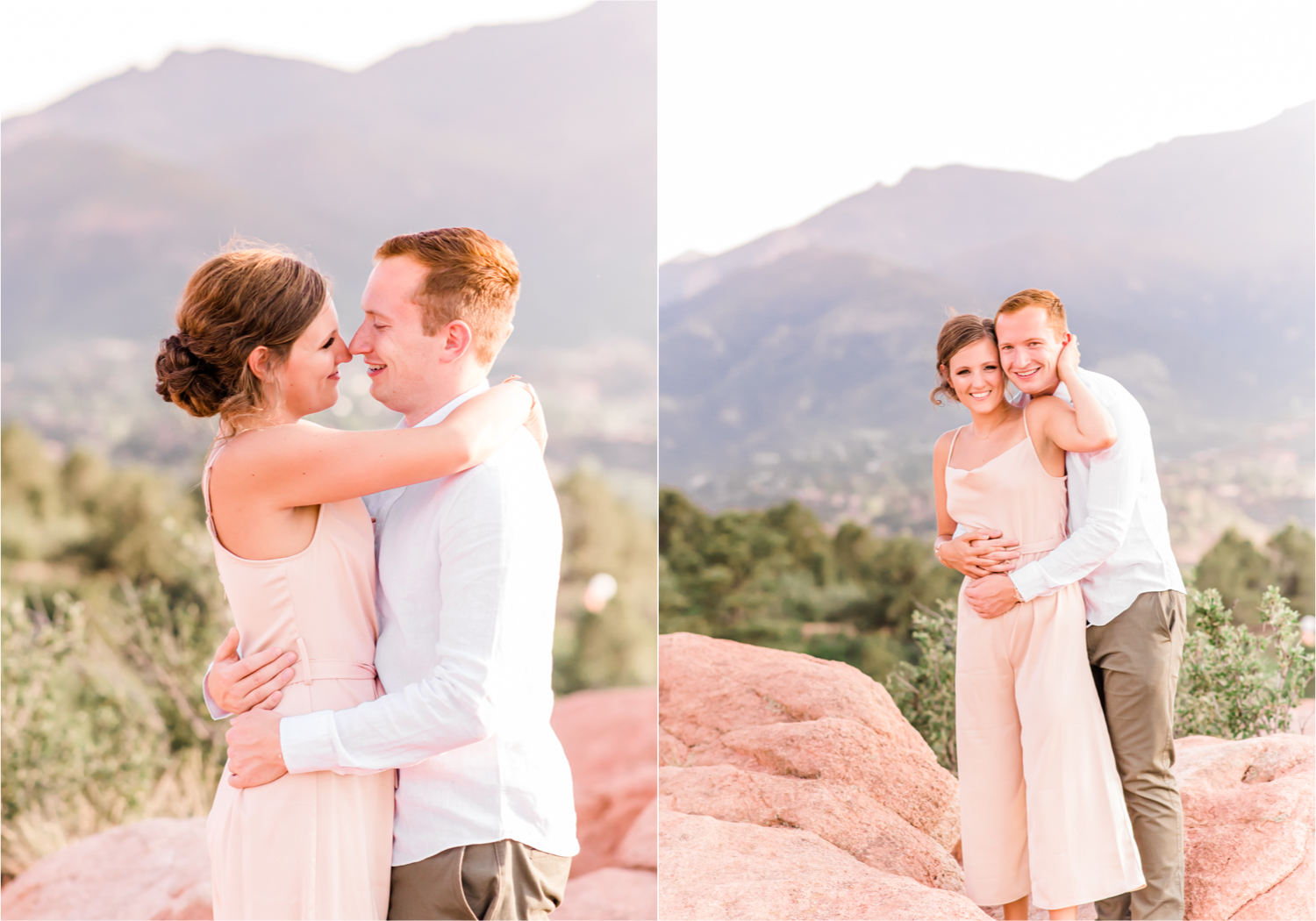 Sunset Engagement at Garden of the Gods in Colorado Springs | Britni Girard Photography | Wedding Photo Video Team | Destination Weddings and Engagements