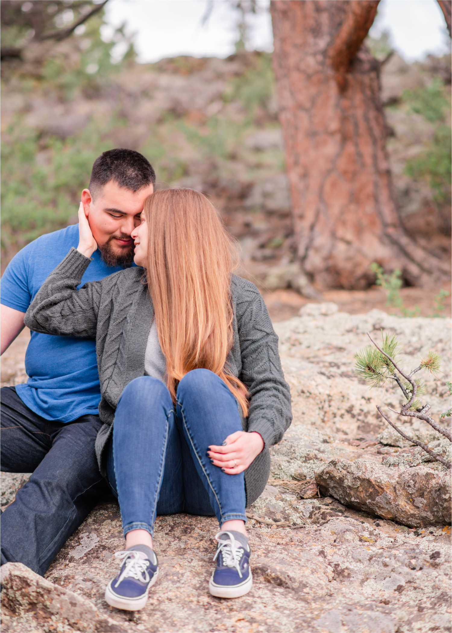 Estes Park Summer Engagement | Britni Girard Photography | Colorado Wedding Photography and Videography Team | Adventures along trails overlooking the mountains, followed by a romantic stroll in downtown Estes Park and Bond Park