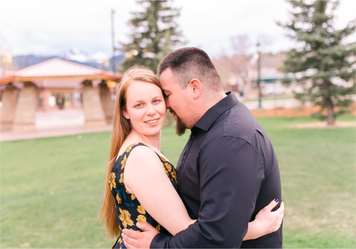 Estes Park Summer Engagement | Britni Girard Photography | Colorado Wedding Photography and Videography Team | Adventures along trails overlooking the mountains, followed by a romantic stroll in downtown Estes Park and Bond Park