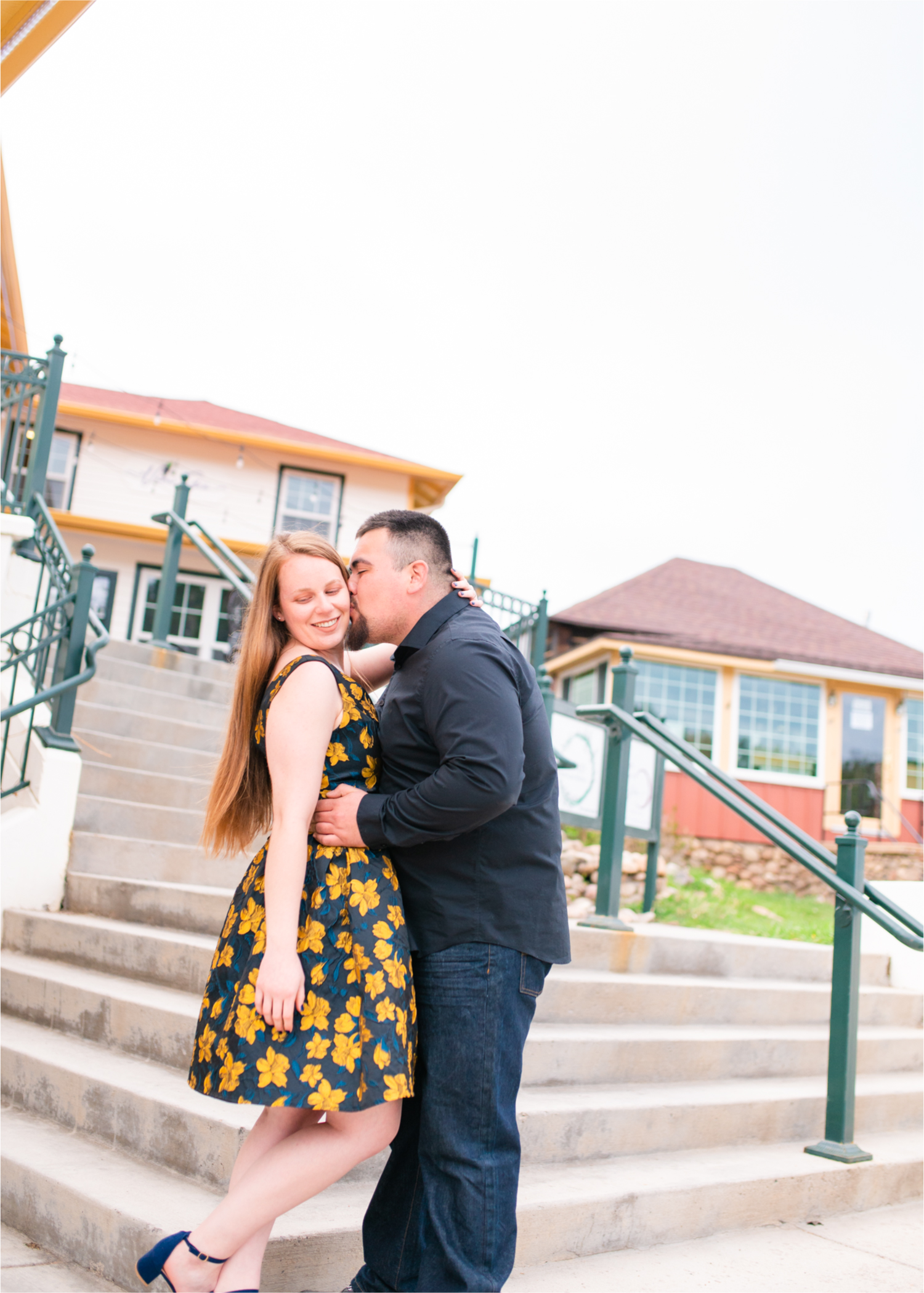 Estes Park Summer Engagement | Britni Girard Photography | Colorado Wedding Photography and Videography Team | Adventures along trails overlooking the mountains, followed by a romantic stroll in downtown Estes Park and Bond Park