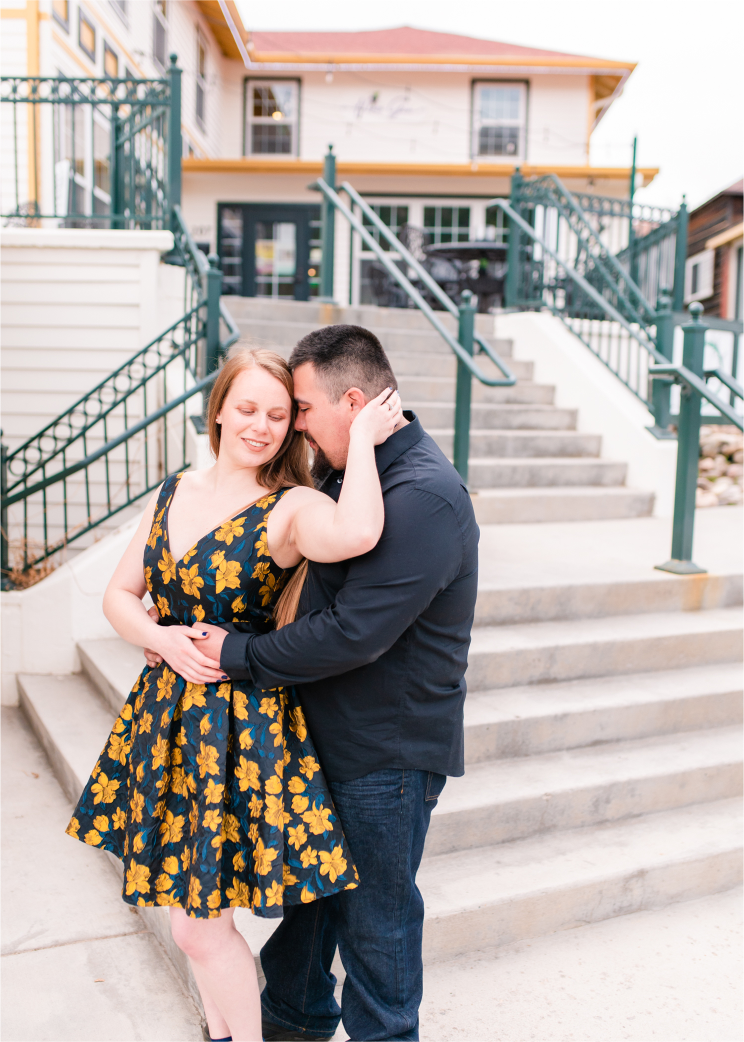 Estes Park Summer Engagement | Britni Girard Photography | Colorado Wedding Photography and Videography Team | Adventures along trails overlooking the mountains, followed by a romantic stroll in downtown Estes Park and Bond Park