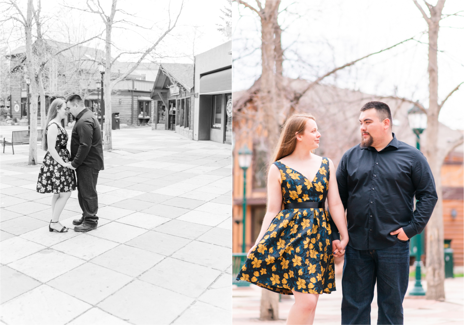 Estes Park Summer Engagement | Britni Girard Photography | Colorado Wedding Photography and Videography Team | Adventures along trails overlooking the mountains, followed by a romantic stroll in downtown Estes Park and Bond Park