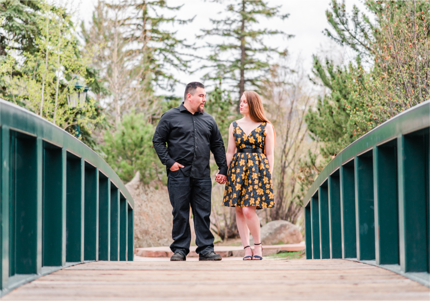 Estes Park Summer Engagement | Britni Girard Photography | Colorado Wedding Photography and Videography Team | Adventures along trails overlooking the mountains, followed by a romantic stroll in downtown Estes Park and Bond Park