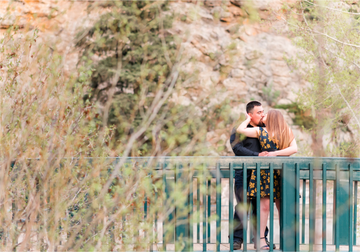 Estes Park Summer Engagement | Britni Girard Photography | Colorado Wedding Photography and Videography Team | Adventures along trails overlooking the mountains, followed by a romantic stroll in downtown Estes Park and Bond Park