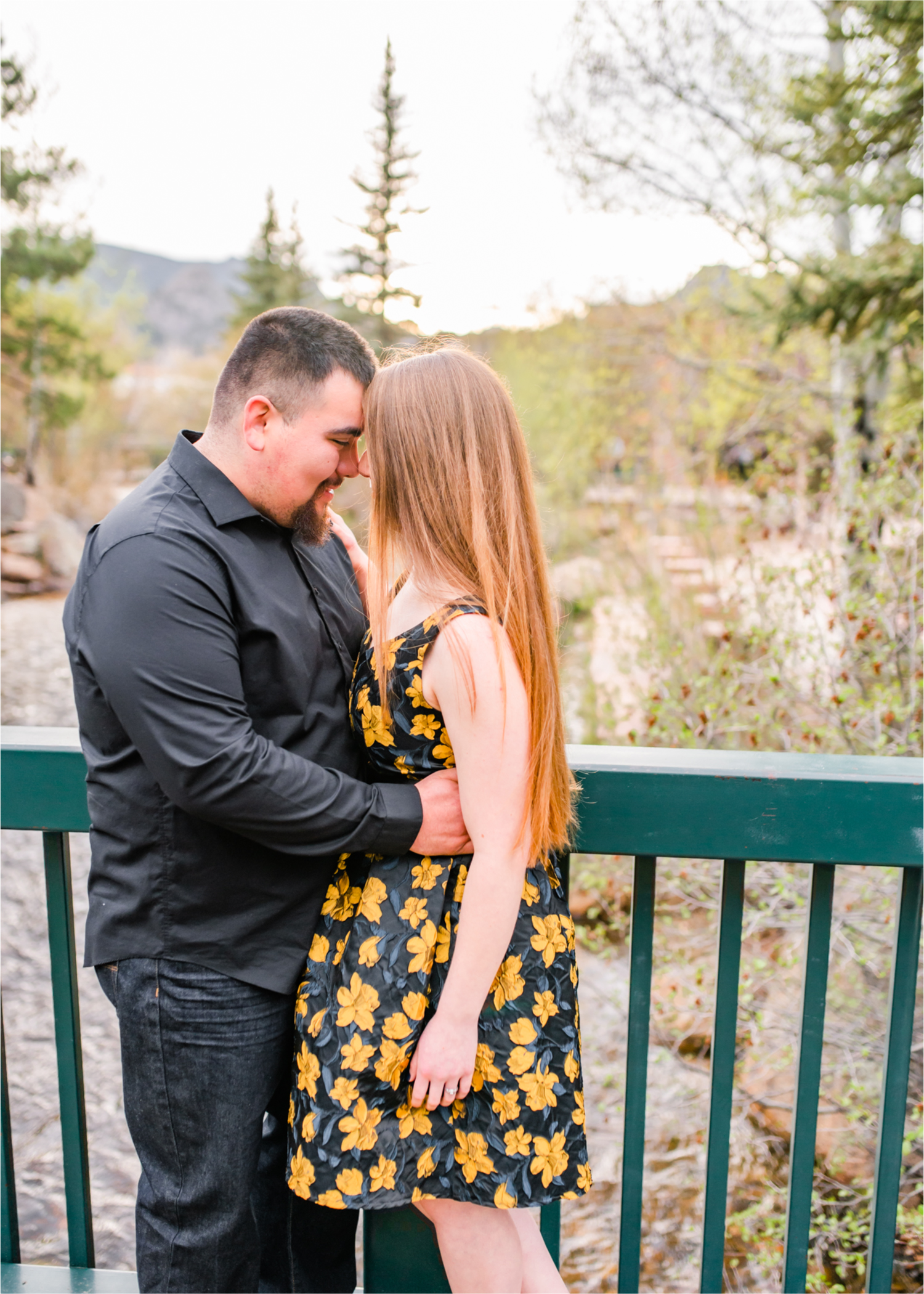 Estes Park Summer Engagement | Britni Girard Photography | Colorado Wedding Photography and Videography Team | Adventures along trails overlooking the mountains, followed by a romantic stroll in downtown Estes Park and Bond Park