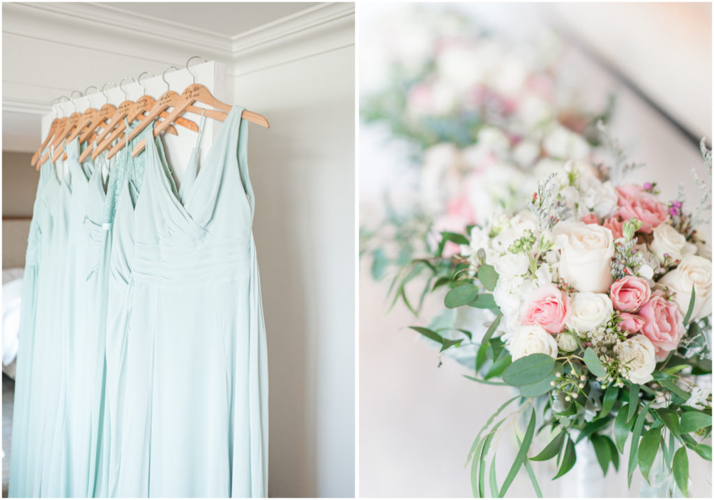 Elegant wedding on the chipping green at Cheyenne Mountain Resort | Britni Girard Photography | Colorado Wedding Photo and Video Team | Bride and Groom | Flowers by A Wildflower Florist | Hair and Makeup by The Day on Location Beauty | Dress from Brickhouse Bridal in Houston | Groom Attire from Generation Tux