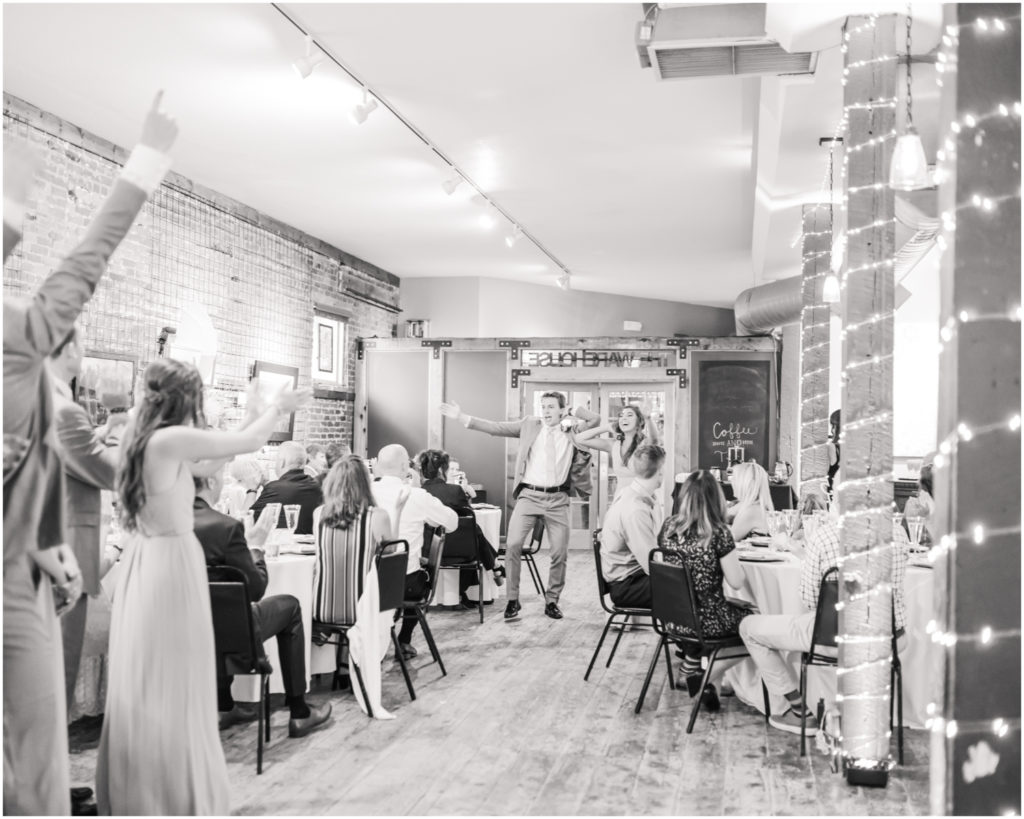 Candlelit Reception at The Warehouse in Colorado Springs | Britni Girard Photography | Colorado Wedding Photo and Video Team | Flowers by A Wildflower Florist