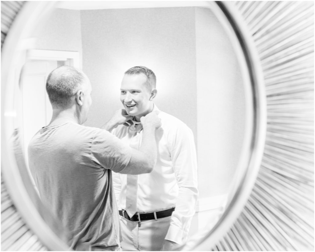 Elegant wedding on the chipping green at Cheyenne Mountain Resort | Britni Girard Photography | Colorado Wedding Photo and Video Team | Bride and Groom | Flowers by A Wildflower Florist | Hair and Makeup by The Day on Location Beauty | Dress from Brickhouse Bridal in Houston | Groom Attire from Generation Tux