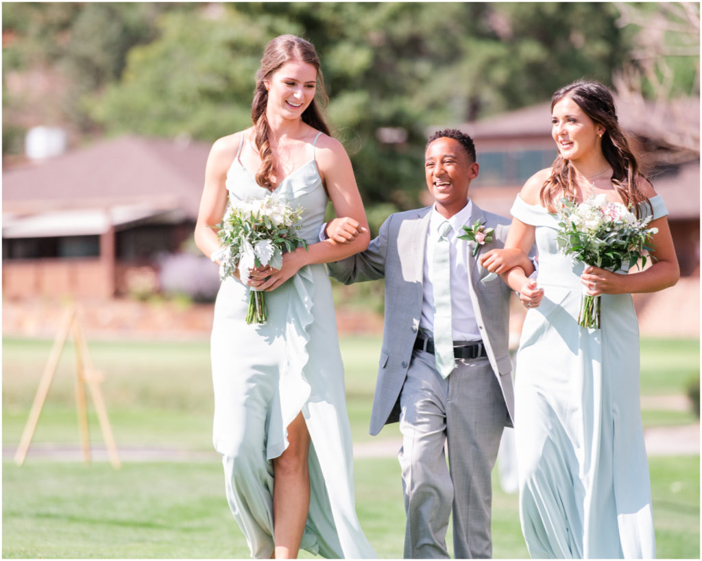 Elegant wedding on the chipping green at Cheyenne Mountain Resort | Britni Girard Photography | Colorado Wedding Photo and Video Team