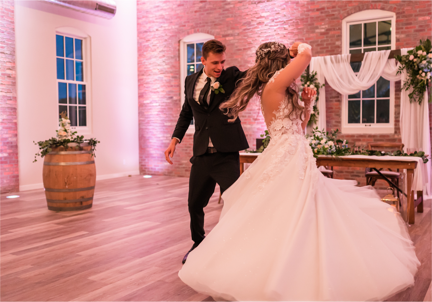 Romantic and Rustic Wedding at The Mill in Windsor | Britni Girard Photography | Colorado based wedding photography and videography team | Choreographed First Dance to Speechless by Dan and Shay