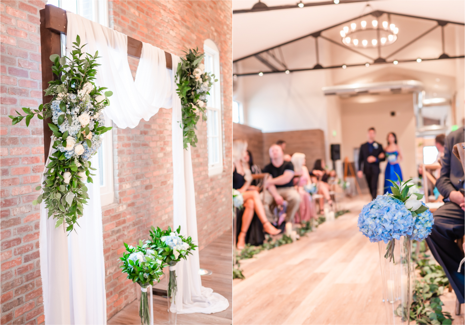 Romantic and Rustic Wedding at The Mill in Windsor | Britni Girard Photography | Colorado based wedding photography and videography team | Royal Blue and white Wedding