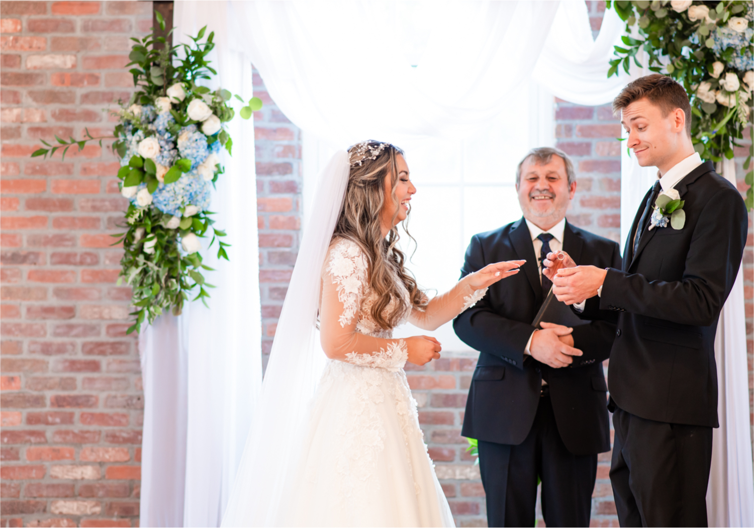 Romantic and Rustic Wedding at The Mill in Windsor | Britni Girard Photography | Colorado based wedding photography and videography team | Ring Exchange