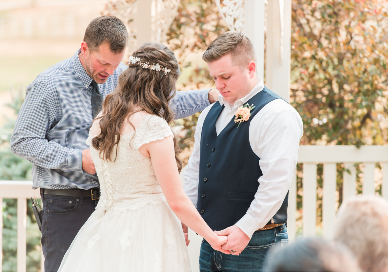 Summer Ellis Ranch Wedding in Loveland Colorado | Britni Girard Photography | Wedding Photo and Video Team | Gazebo Ceremony on Rustic Colorado Ranch