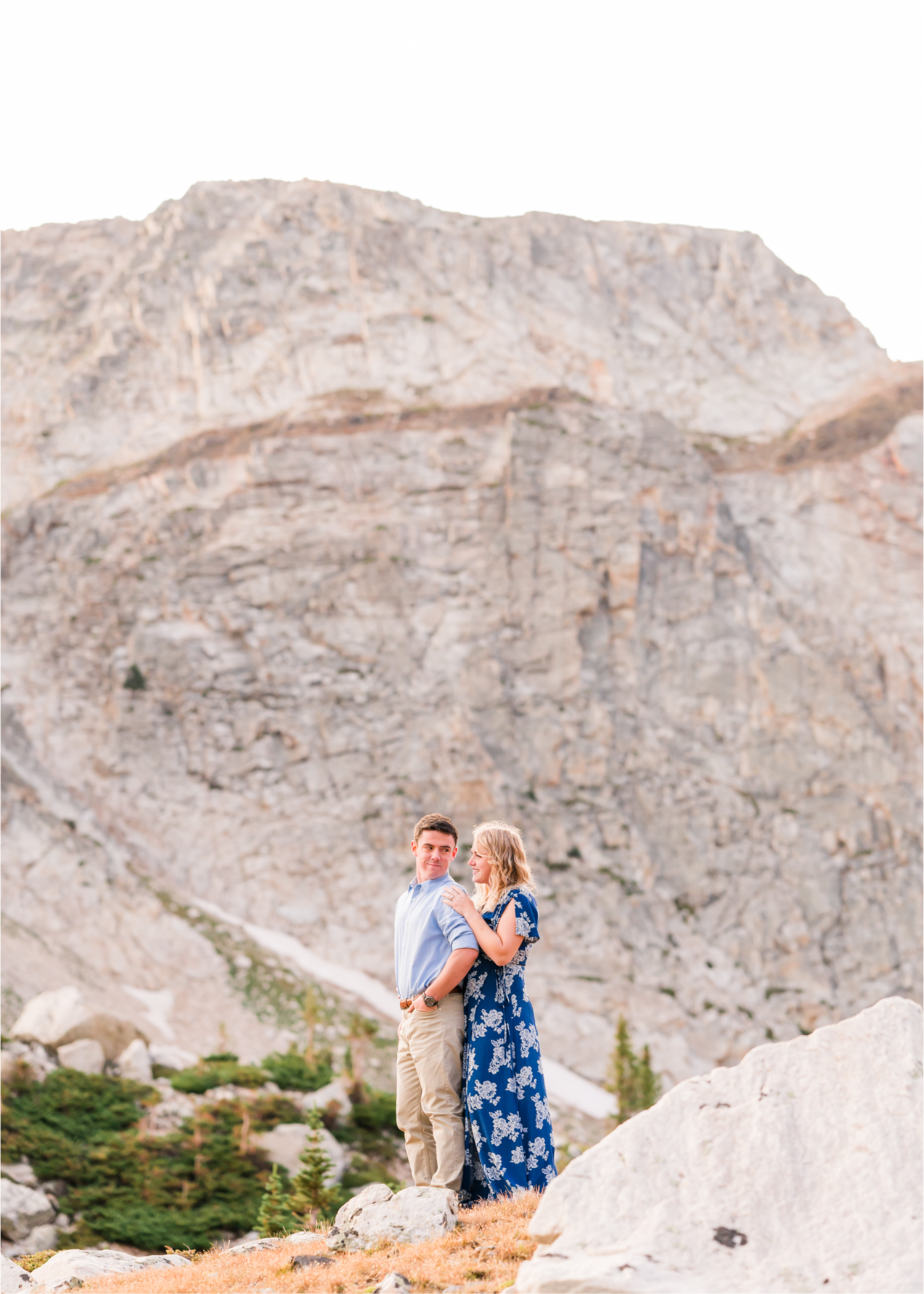 Rainy Summer Engagement at Mirror Lake in Medicine Bow National Park | Britni Girard Photography | Colorado Wedding Photographer and Videographer | Husband Wife photography team | Mountain Engagement