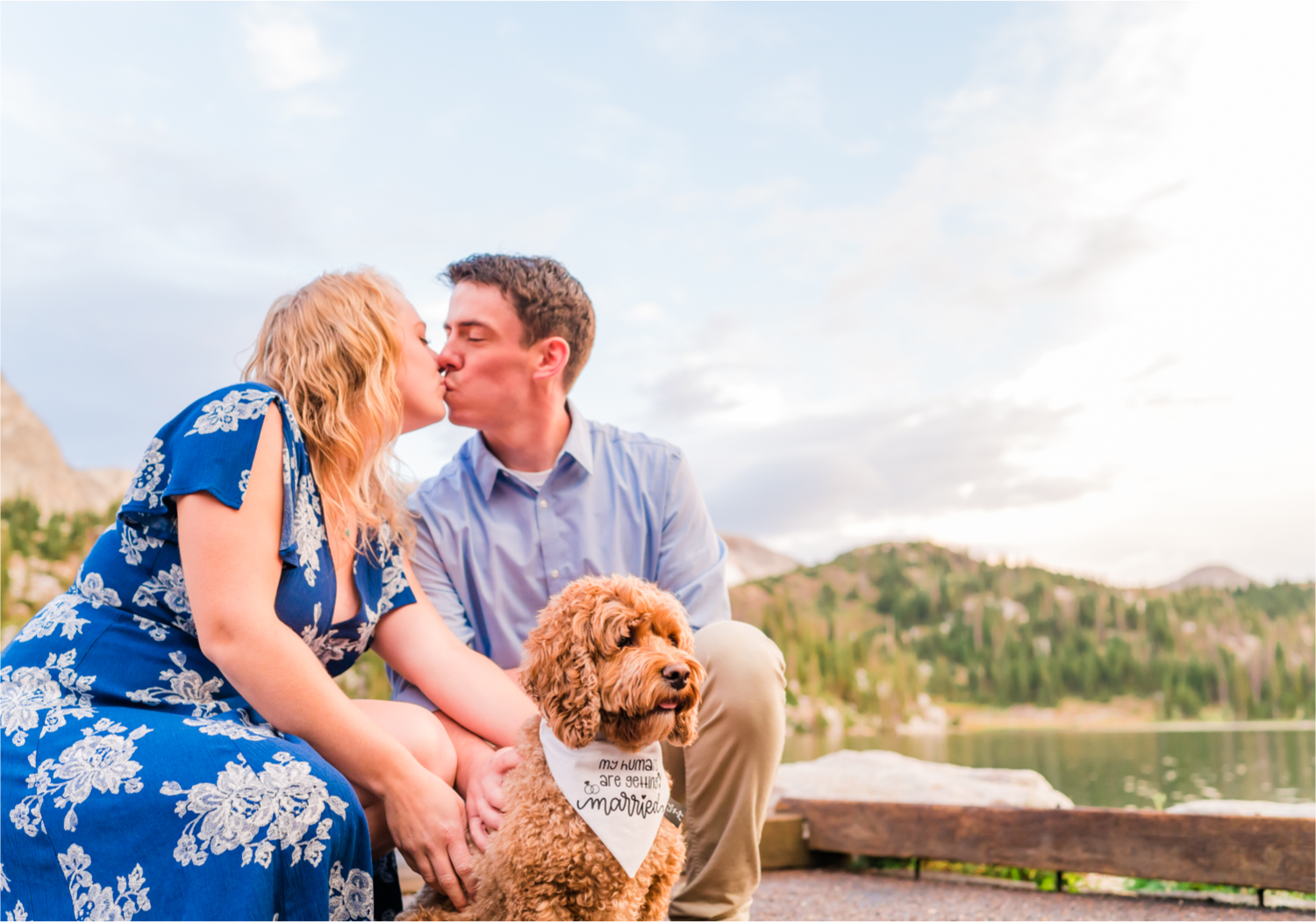 Rainy Summer Engagement at Mirror Lake in Medicine Bow National Park | Britni Girard Photography | Colorado Wedding Photographer and Videographer | Husband Wife photography team | Mountain Engagement