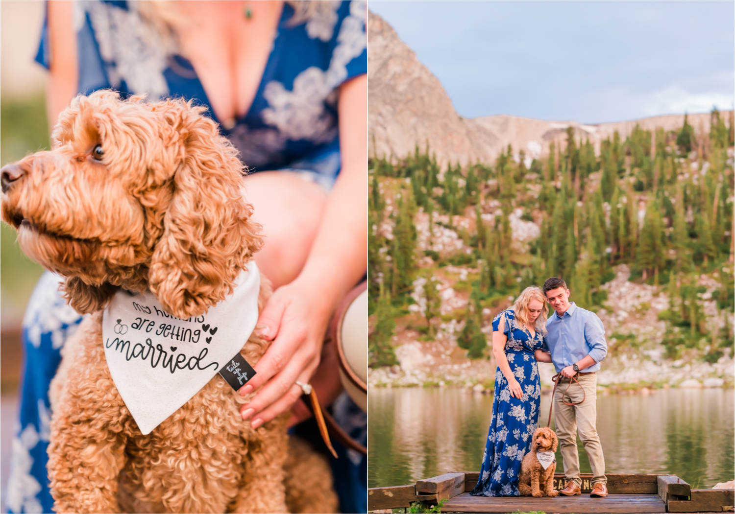 Rainy Summer Engagement at Mirror Lake in Medicine Bow National Park | Britni Girard Photography | Colorado Wedding Photographer and Videographer | Husband Wife photography team | Mountain Engagement